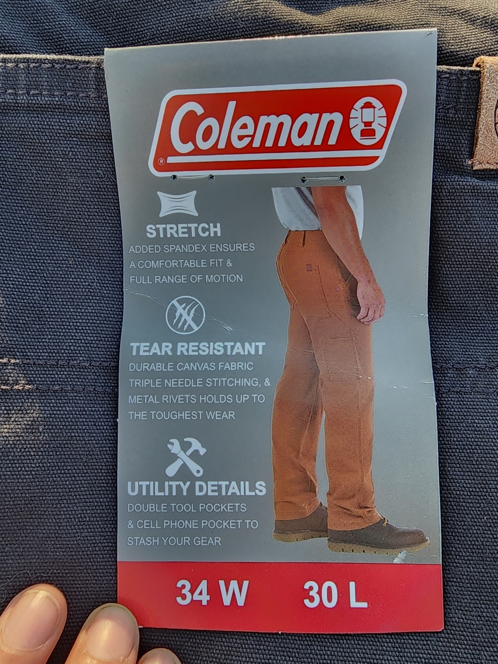 Coleman Dark Gray Cargo Pants